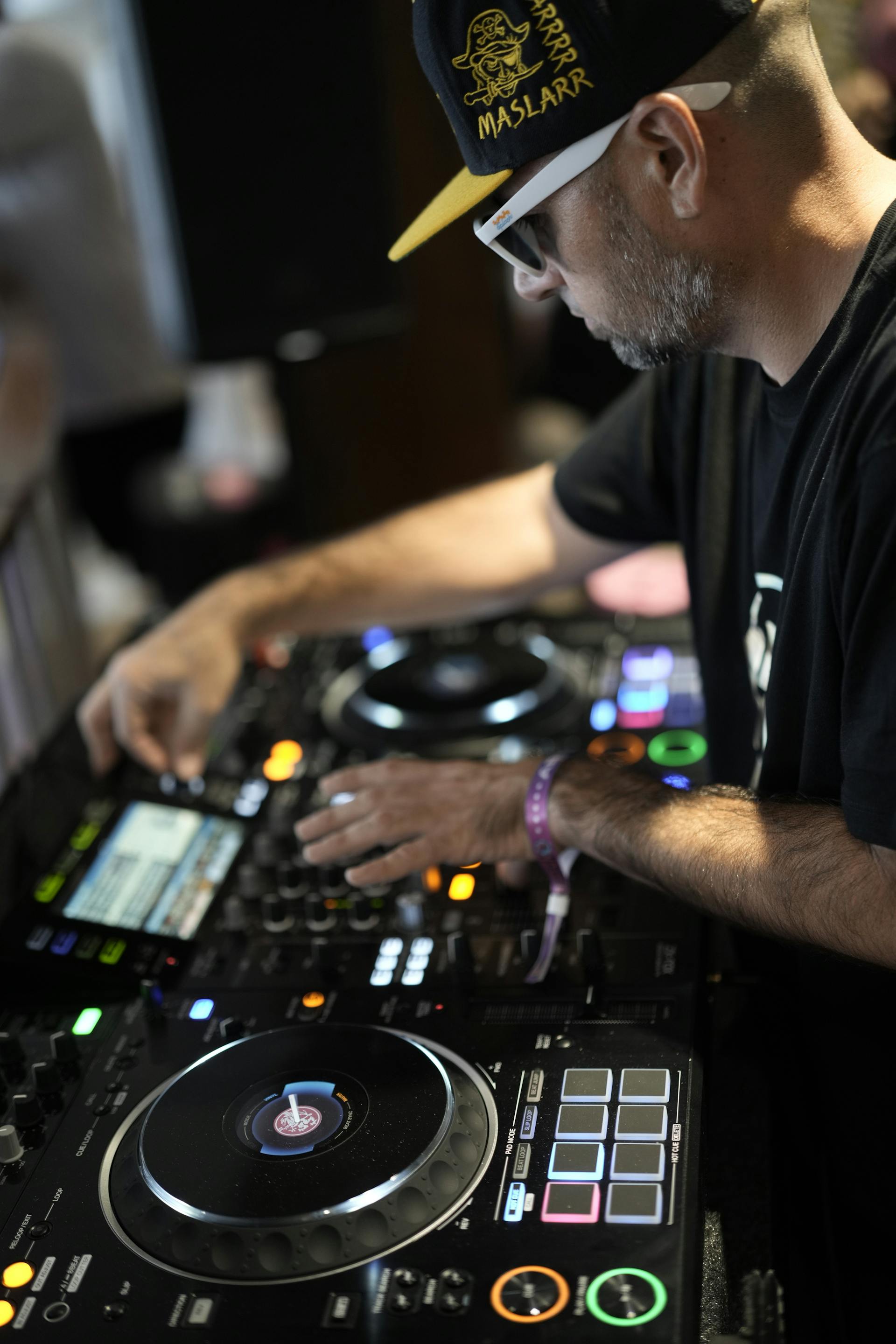 Nightlife DJ portrait
