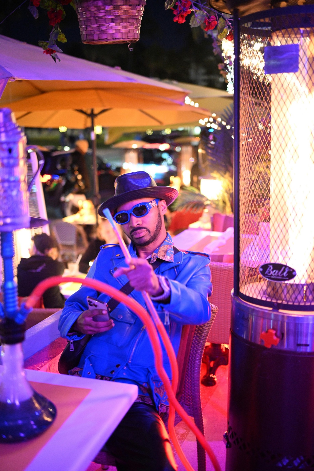 Miami nightlife portrait