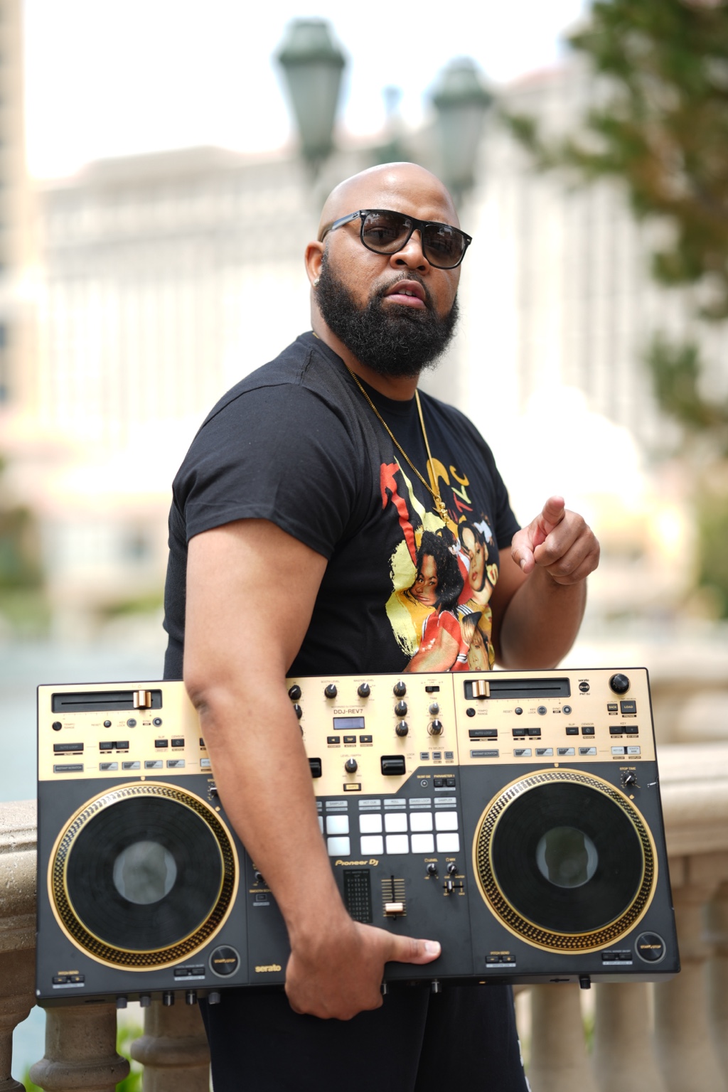 DJ artist portrait